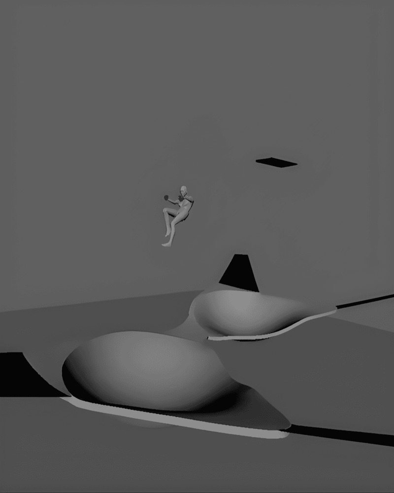 3D blocking of the inflatable before production