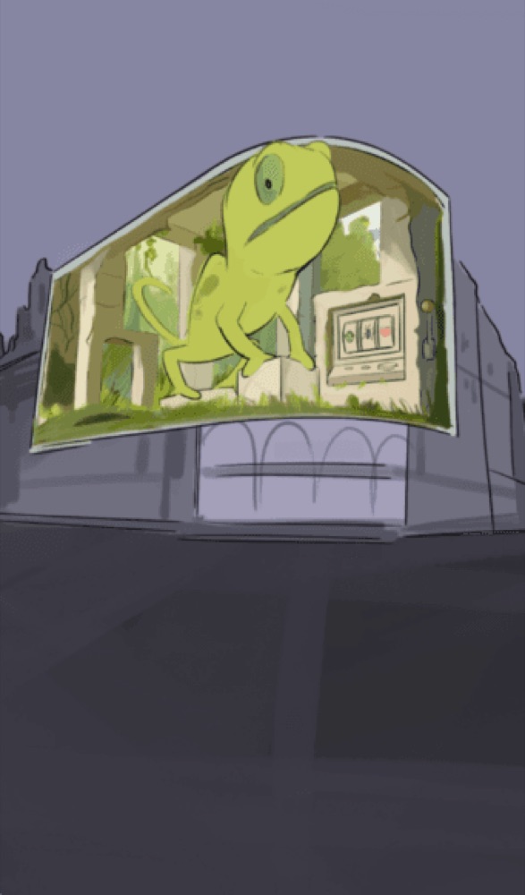 Screen geometry, previz
